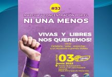 Malanzán: Se invita a participar de la marcha “Ni una Menos”