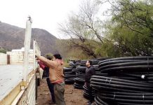 Malanzán: Avanza la obra de la red de agua en Puluchan