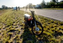 Chepes: Motociclista debió ser hospitalizado por accidente