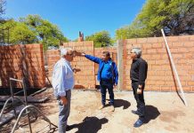 Ulapes: El intendente recorrió las obras que se desarrollan en la cabecera