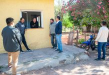 Malanzán: El intendente visitó la localidad de Loma Larga