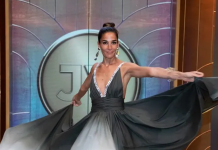 El look verano de Juana Viale: sin corpiño y espalda al aire