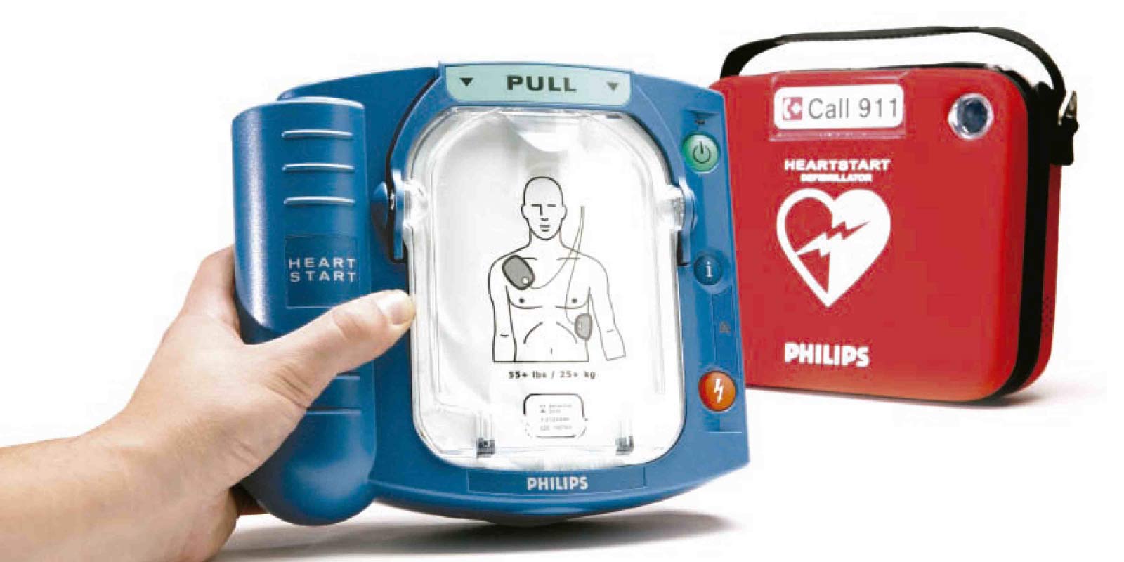 Desfibrilador externo semiautomático Philips HeartStart HS1