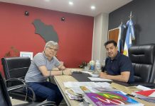 Ulapes: Reunión con el ministro de Desarrollo Social