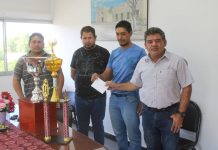 Chepes: El municipio entregó trofeos y subsidio a la liga independiente del interior