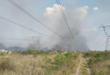 Así fue el incendio que provocó el apagón masivo
