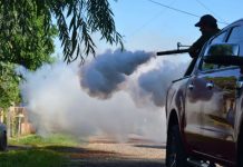 Chepes: El municipio está fumigando diferentes barrios de la ciudad