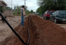 Chepes: Se extendió la red de agua en los barrios del sur de la ciudad