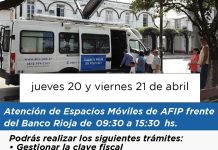 Chepes: Jueves y viernes atenderán “Espacios Móviles de la AFIP”