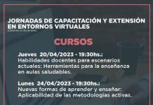 Chepes: Ofrecen capacitaciones con puntaje para docentes de todos los niveles