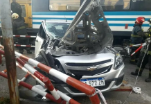 Milagro: fue arrollada por el tren Sarmiento en Floresta pero se salvó