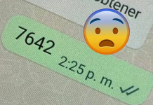 Qué significa el código 7642 que llega por WhatsApp