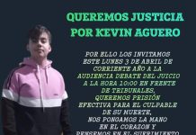Chepes: Comienza el juicio por la muerte de Kevin Agüero con una convocatoria social