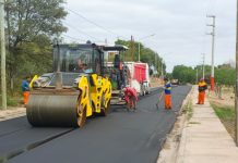 Malanzán: Continua el Plan de asfaltado y reasfaltado en la cabecera