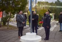 Malanzán: Con presencia del intendente se realizó el acto por el día de la bandera