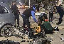 Chepes: Joven terminó hospitalizado tras fuerte choque
