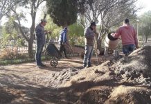 Malanzán: El municipio ayuda en los preparativos para las fiestas patronales