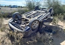Chepes: Vuelco de automóvil en cercanías a Marayes