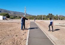 Malanzán: Avanza la obra de la Plaza de El Unquillal