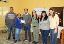 Malanzán: Programa Fomento: Entregaron asistencia económica en el Departamento