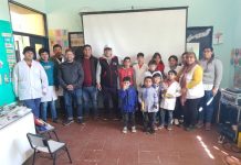Malanzán: Cine móvil visitó el departamento Juan Facundo Quiroga