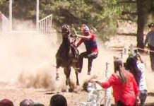 Chepes: Una mujer sufrió accidente en carreras de caballos y debió ser derivada