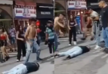 Brutal pelea en Zárate: un joven recibió una patada en la cabeza