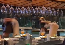 Escándalo en reconocido restaurante de Palermo: encontró a su ex con otra y se armó