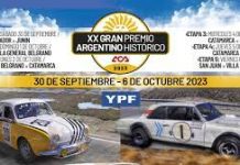 Chepes: Llega este viernes el Gran Premio Argentino Histórico a nuestra ciudad