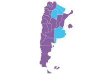 Así quedó el mapa político: una marea violeta inundó la Argentina