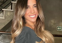 Cinthia Fernández lució una microbikini total black que promete ser furor
