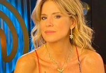 El look con microbikini de Flavia Palmiero para una salida nocturna