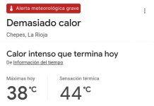 Chepes: Padres piden al ministerio autorizar días sin clase ante la ola de calor