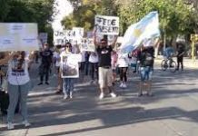 Chepes: Se realizó marcha pidiendo justicia por Fede Orihuela en San Juan