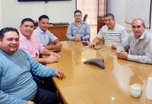 Malanzán: El intendente junto con Concejales plantearon reclamos a EDELAR