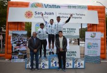 Chepes: El “chuli” Argañaraz terminó segundo en la tradicional “Vuelta Ciclística Aniversario Valle Fértil”.
