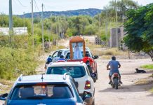 Chepes: Se realizó la Caravana “90 años de Fe” con la imagen de la Imaculada y San Juan