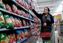 Cayeron nuevamente las ventas en supermercados, mayoristas y shoppings durante febrero