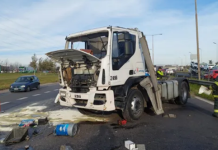 Otro accidente trágico en Panamericana: chocó y murió atropellado por su propio camión