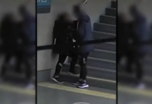 VIDEO: Lo detuvieron luego de arrastrar por el suelo a su novia en la estación de subte de Flores