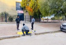 Chepes: Alumnos del profesorado hicieron una Rampa al ingreso de la institución