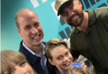 Taylor Swift se sacó una foto con el príncipe William y sus hijos y revolucionó las redes