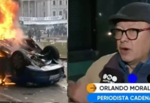 Represión en el Congreso: el periodista al que le prendieron fuego el auto denunció que “estaba todo preparado”
