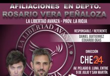Chepes: Se hará afiliación al partido de Milei