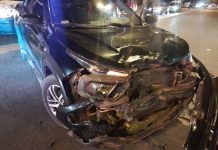 Capital: Fuerte accidente vial, terminó con una persona hospitalizada