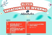 Malanzán: Se dieron a conocer las diferentes actividades de las Vacaciones de Invierno