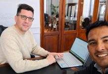 Malanzán: Fructífera reunión entre el intendente y el Jefe de Gabinete provincial