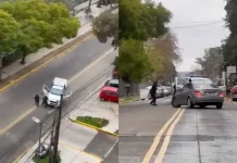 Impresionantes imágenes: violento tiroteo tras un robo en El Palomar