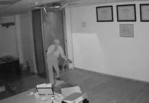 Robo de película en San Juan: hicieron un boquete y se llevaron la caja fuerte