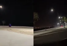 Video: un adolescente murió cuando corría una picada con su moto